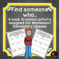 Montessori back to school - find someone who - montessorikiwi