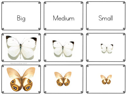 Butterfly Spring Themed Math Sorting - montessorikiwi