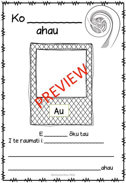 All About me TE REO MAORI - montessorikiwi