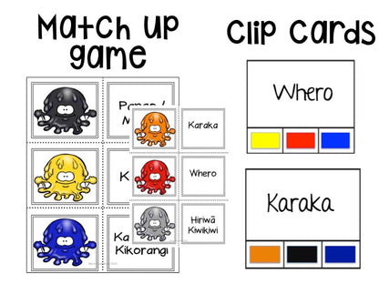 Māori Colours Ngā Tae - montessorikiwi