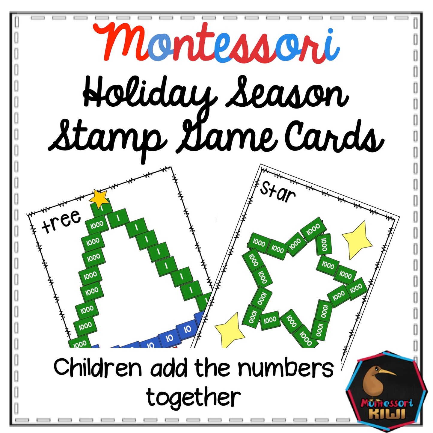 Montessori Christmas Activity - montessorikiwi