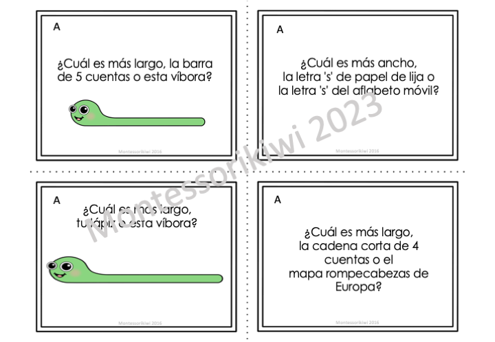 Paquete Montessori en Español (bundle) - montessorikiwi