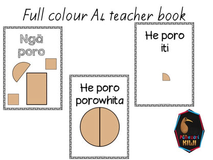 Nga Poro - Te Reo Maori emergent reader - montessorikiwi
