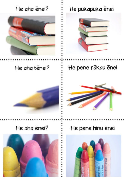 Māori classroom object game - montessorikiwi