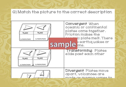Montessori Earth Science Test for Assessment - montessorikiwi