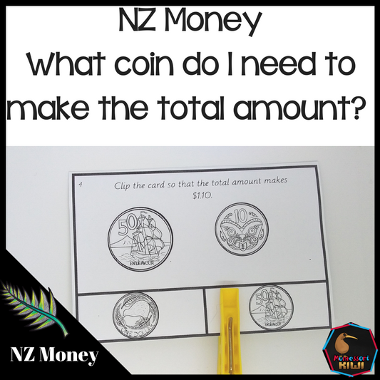 New Zealand Money - What coin do I need to make the total amount? - montessorikiwi