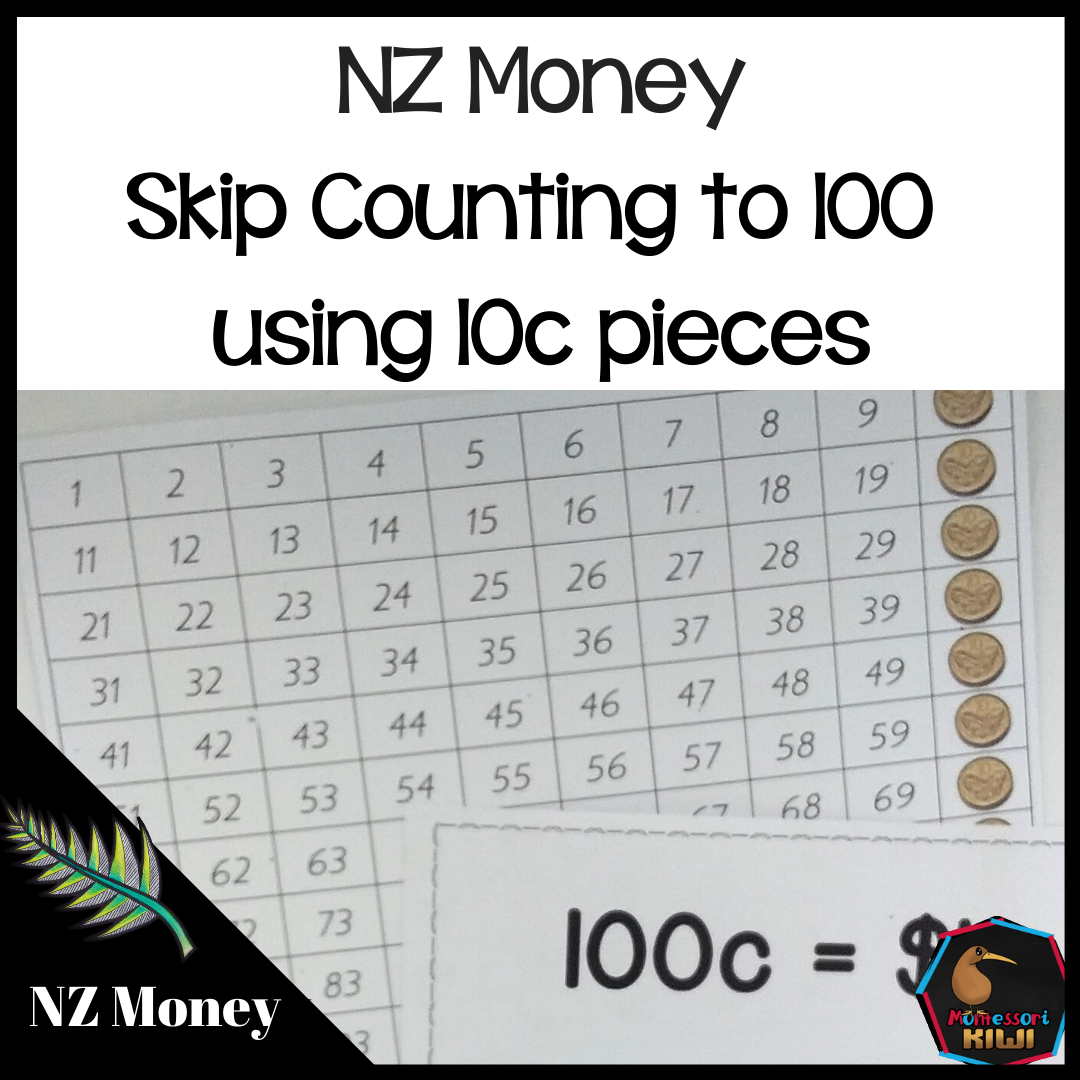 New Zealand Money Level 1: Skip counting to $1 - montessorikiwi