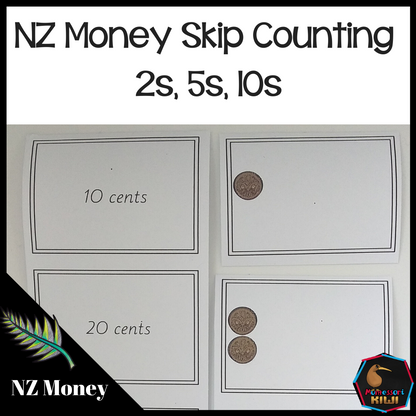 New Zealand Money Level 1: Skip counting in 2s, 5s and 10s - montessorikiwi