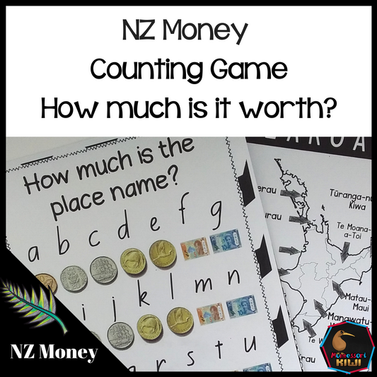 New Zealand Money Level 2:  How much is my name/place name? - montessorikiwi