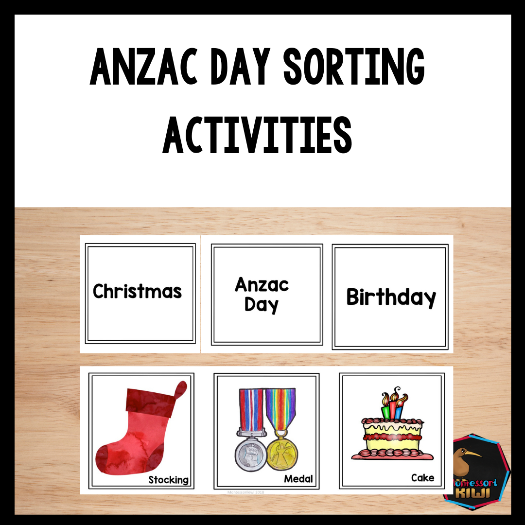 ANZAC Day Sorting - montessorikiwi