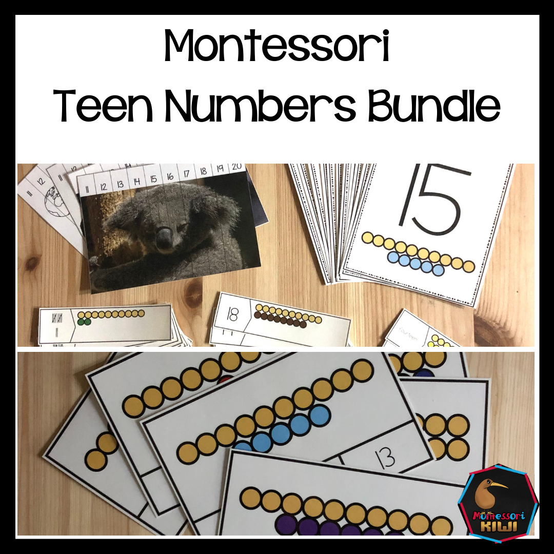 Teen Numbers Bundle - montessorikiwi