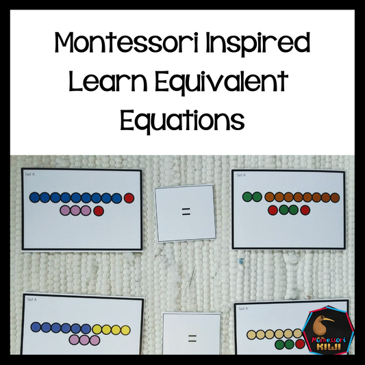 Montessori Inspired Balancing Equations - montessorikiwi