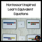 Montessori Inspired Balancing Equations - montessorikiwi