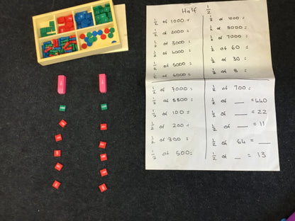 Fractions of an amount - montessorikiwi