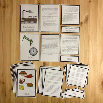 Fundamental Needs Industrial Revolution Great Britain (cosmic) - montessorikiwi