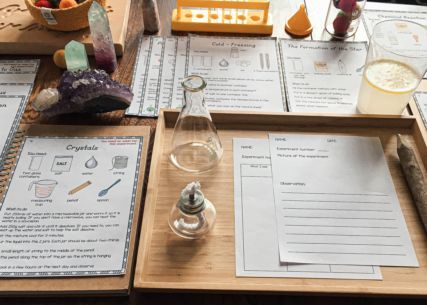 Montessori universe study printable activity