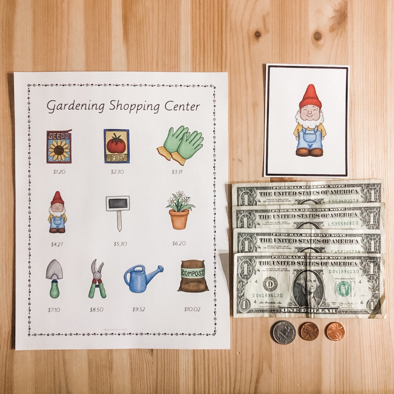 Spring Money Bundle (Montessori Inspired) - montessorikiwi