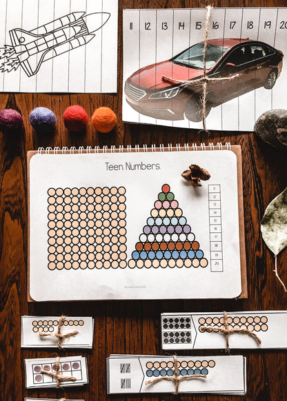 Montessori Teen Numbers - montessorikiwi