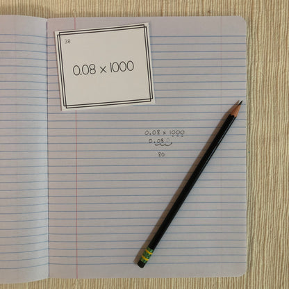 Multiplying decimals by 10, 100 and 1000 - montessorikiwi