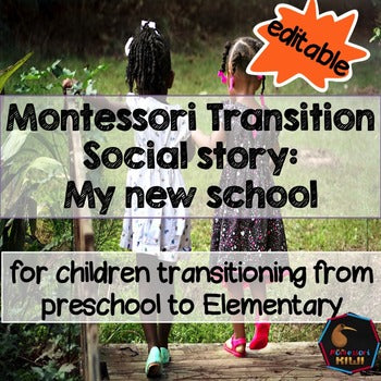 Montessori Transition Social Story: My new school - montessorikiwi