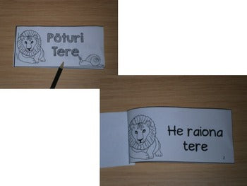 Tere Poturi - Te Reo Maori emergent reader - montessorikiwi