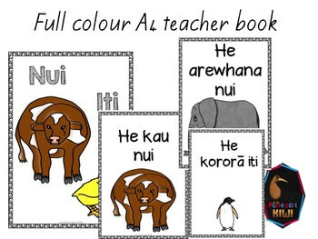 Nui iti- Te Reo Maori emergent reader - montessorikiwi