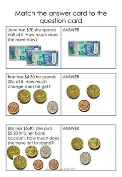 New Zealand Money Bundle Level 2 - montessorikiwi