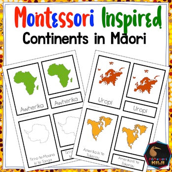 Maori continents (Montessori Inspired) - montessorikiwi