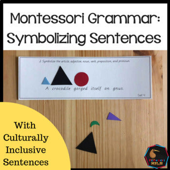 Montessori Grammar Symbolising / Symbolizing  (literacy) - montessorikiwi