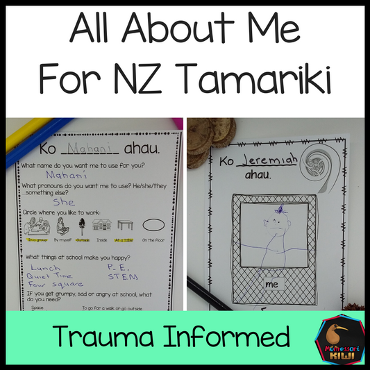 All About Me for NZ Yrs 1 - 8 - montessorikiwi