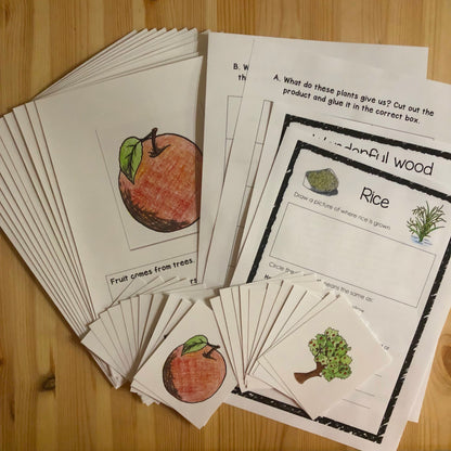 Plants and animals uses and resources bundle - montessorikiwi