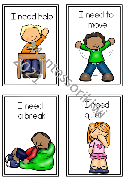 Self Advocacy communication aide for Neurodivergent learners - montessorikiwi